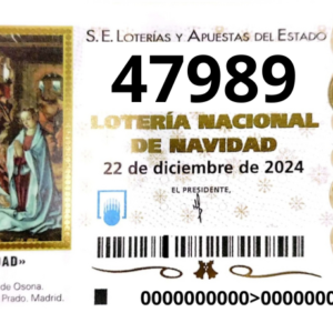 Décimo Lotería Navidad 2024 Granada 47989